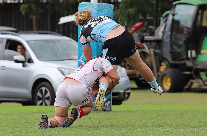 SGB Rnd 8 SHARKS vs DRAGONS