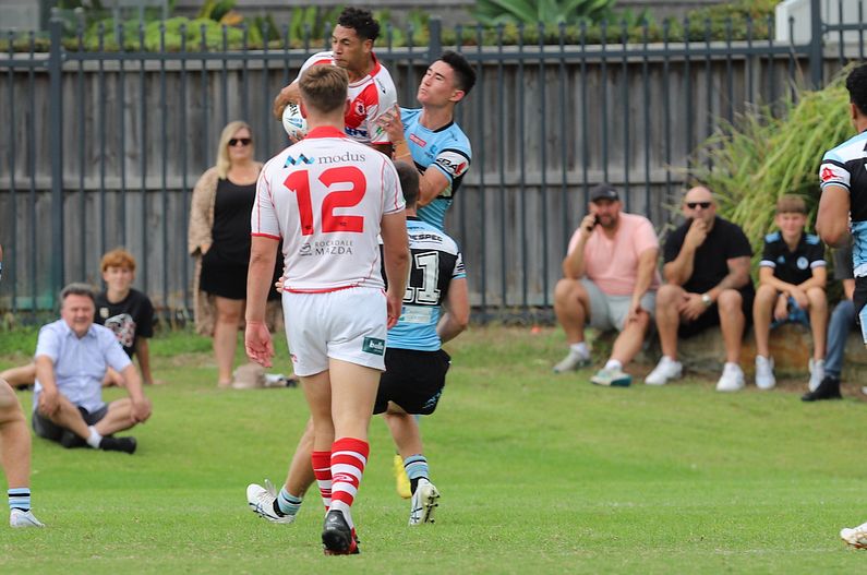 SGB Rnd 8 SHARKS vs DRAGONS