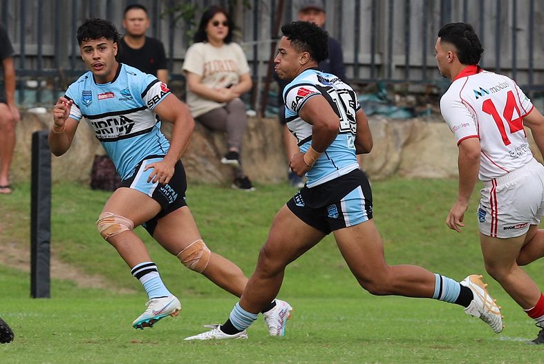 SGB Rnd 8 SHARKS vs DRAGONS