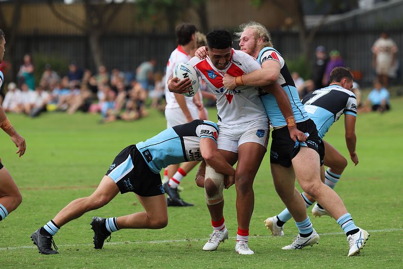 SGB Rnd 8 SHARKS vs DRAGONS