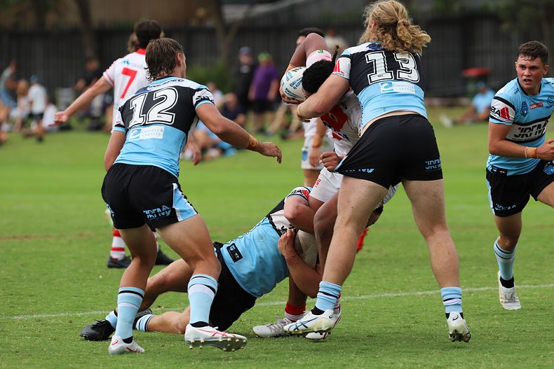 SGB Rnd 8 SHARKS vs DRAGONS