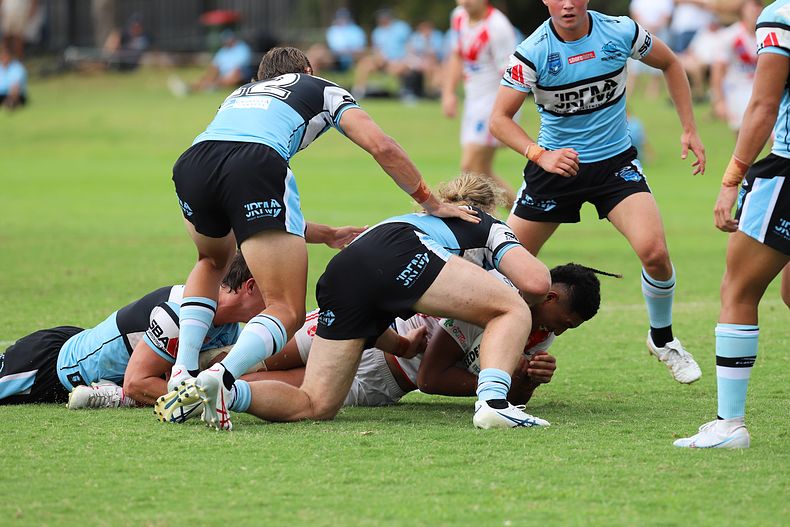 SGB Rnd 8 SHARKS vs DRAGONS