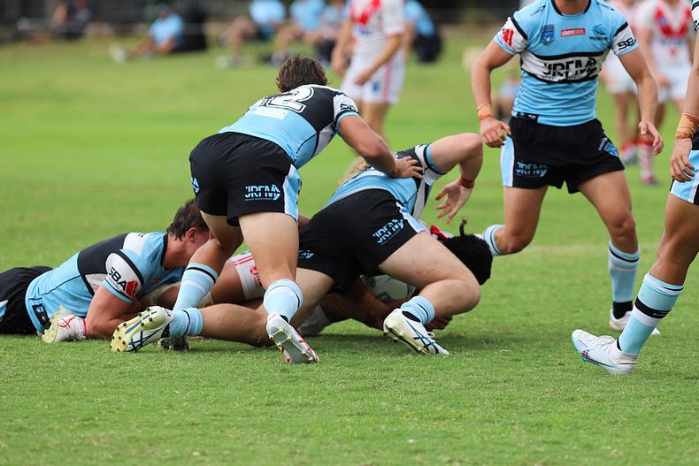 SGB Rnd 8 SHARKS vs DRAGONS