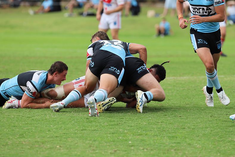 SGB Rnd 8 SHARKS vs DRAGONS