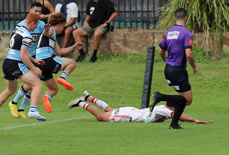 SGB Rnd 8 SHARKS vs DRAGONS