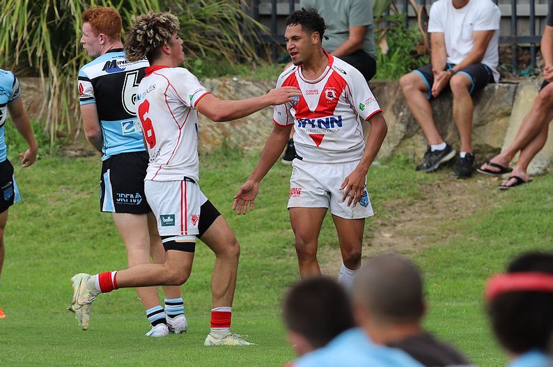 SGB Rnd 8 SHARKS vs DRAGONS