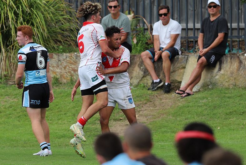 SGB Rnd 8 SHARKS vs DRAGONS