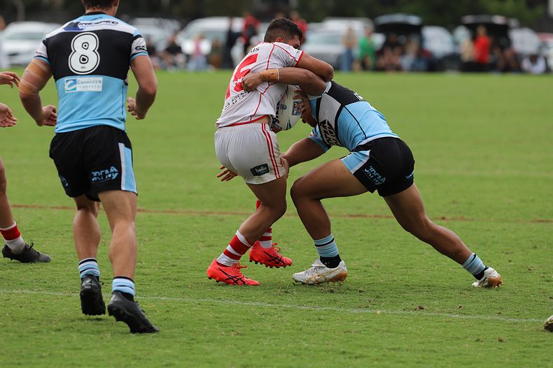 SGB Rnd 8 SHARKS vs DRAGONS