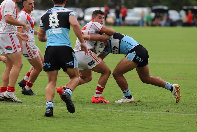SGB Rnd 8 SHARKS vs DRAGONS