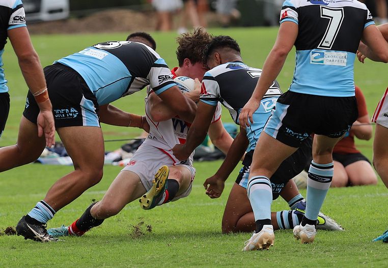SGB Rnd 8 SHARKS vs DRAGONS