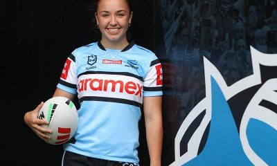 Jada Taylor signs with Sharks NRLW (Photo ; Sharks Media)
