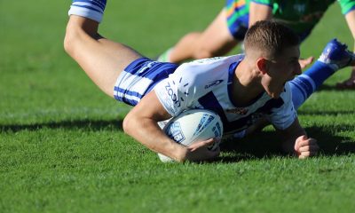 Mikayel Tito scores a crucial try for Parramatta. (Photo : Steve Montgomery)