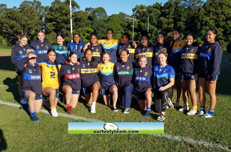 2023 NSWCHS 18s Schoolgirl Rugby League team (Photo : Steve Montgomery)
