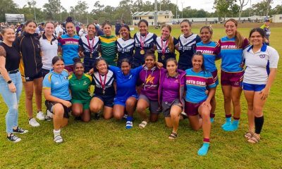 The Queensland Schoolgirls Under 18 team selected from the 2022 state carnival (Photo : QRL Media)