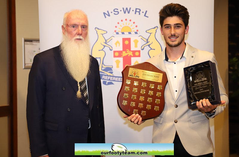 Mitchell Pitscheiner 2023 John Meehan Trophy winner (Photo : Steve Montgomery)