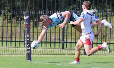 Sharks Flegg down the Dragons (Photo : Steve Montgomery)