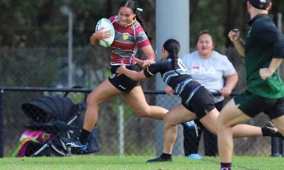 NSWCHS Sydney Red / Gold Under 18 Schoolgirls rugby league trials action Photo's South West Sydney vs Sydney West (Photo's : Steve Montgomery)