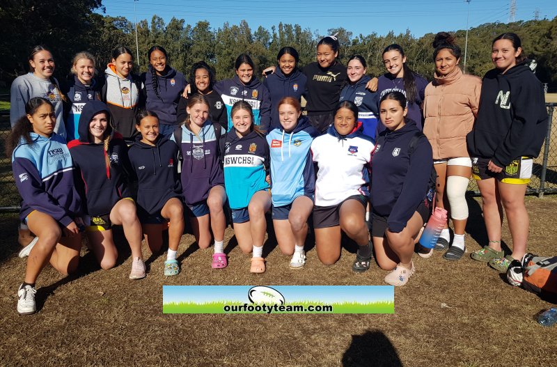 2023 NSWCHS Sydney Gold U16 Schoolgirls team (Photo : Steve Montgomery)