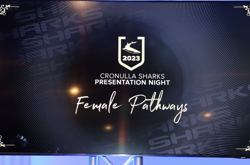Cronulla Sharks 2023 Female Pathways Presentation Night