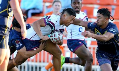 Langer Trophy Mabel Park SHS v Ipswich SHS (white shirt) K Su’a Coorparoo Thursday 13th July 2023 Picture David Clark