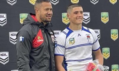 Kyle Stanley & player of the Match Jett Cleary (Photo : News Corp Sport)