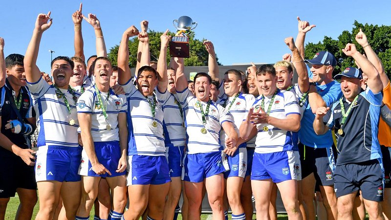 NSW CCC celebrate their big title success. Pic: John Gass