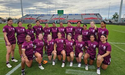 Queensland u18 Schoolgirls were successful one day 1 of the ASSRL Championships at Dolphins Stadium (Photo : QSSRL)