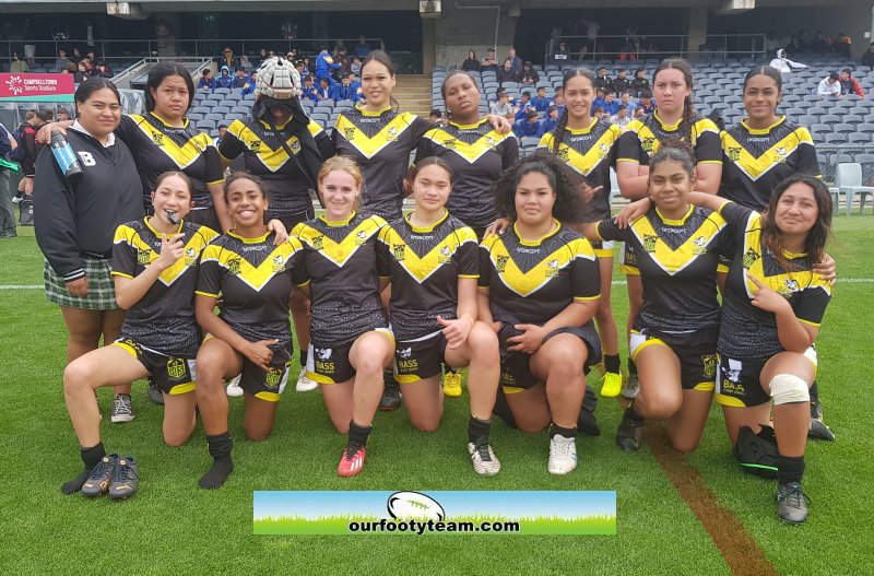 Bass High School Schoolgirls Semi Final team photo (Photo : Steve Montgomery)