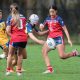NSWCHS u16 Schoolgirls Rugby League State Trials Day 1 Acion Photo's Sydney Gold vs Sydney Red (Photo's : Steve Montgomery)