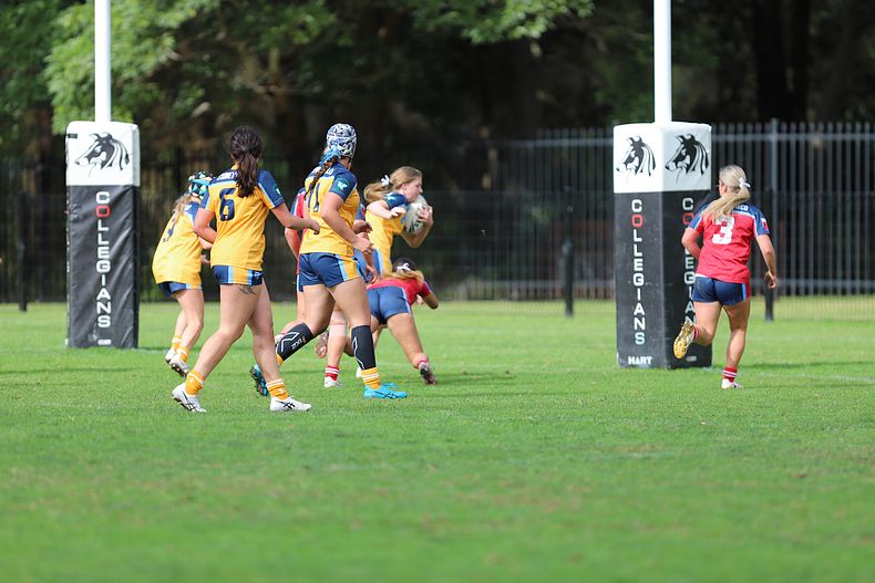 u16 Schoolgirls D1 RED v GOLD