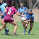 2023 ASSRL Under 16 Schoolgirls National Final Action Photo's QLDSS v NSWCHS Day 7 Played at the Port Macquarie Regional Stadium (Photo's : Steve Montgomery)