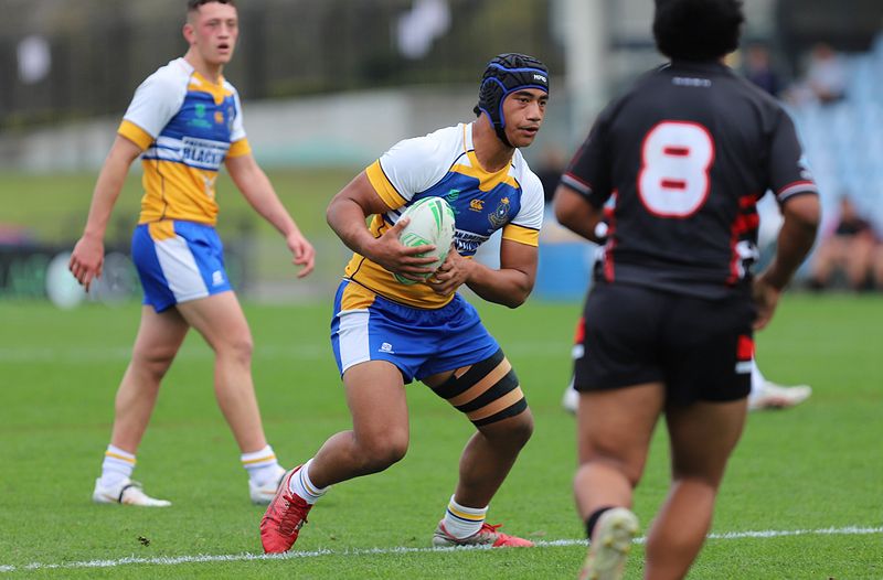 Penrith Panthers junior reps to watch in 2024. Heinz Lemoto playing for Patrician Brother CC in the Schoolboy Cup at Shark Park Picture Steve Montgomery