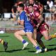 Hayden Buchanan runing for the Gerringong Lions in this years Group 7 Grand Final (Photo - Steve Montgomery)