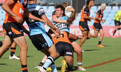 2024 NSWRL SG Ball Cup Round 1 Action Photo's - Cronulla-Sutherland Sharks vs Balmain Tigers at Shark Park (Photo's - Steve Montgomery)