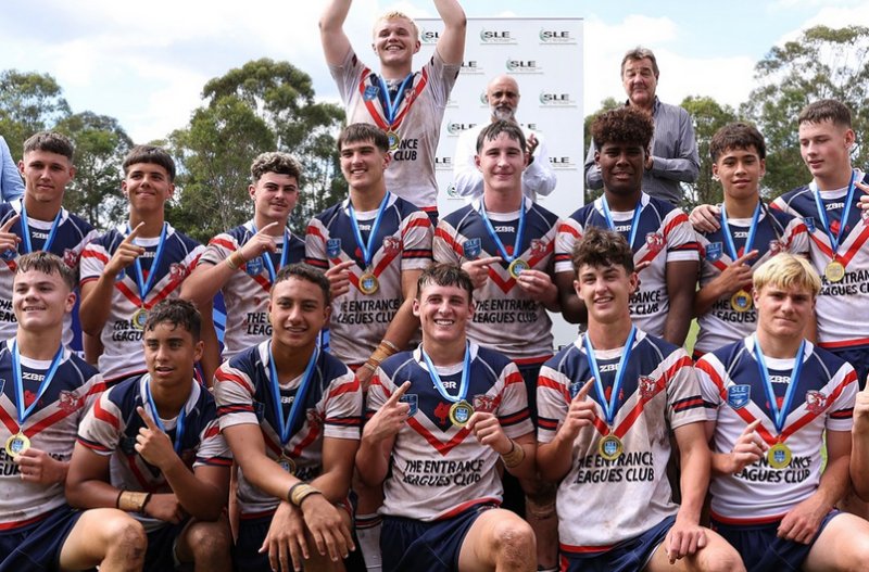 CC Roosters back 2 back Andrew Johns Cups (Photo - Bryden Sharp NSWRL)