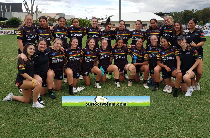 Penrith Panthers Tarsha Gale Cup team (Photo - Steve Montgomery)
