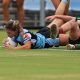 NSWRL Lisa Fiaola Cup round 5 Action Photo's Cronulla Sharks vs South Sydney Rabbitoh's played at Shark Park (Photo's - Steve Montgomery)