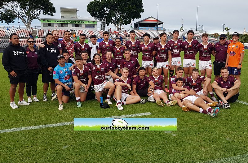 Burleigh Bears 2024 Mal Meninga Cup Grand Final team (Photo - Steve Montgomery)