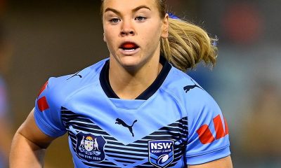 Kacey Reh stars in NSW strong win over Qld (Photo : NSWRL)