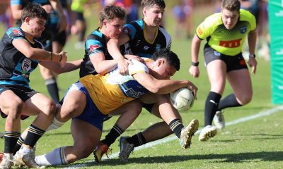 2024 Peter Mulholland Schoolboy Cup action Photo's Patrician Brother Catholic College Blacktown vs All Saints College Maitland (Photo - Steve Montgomery)