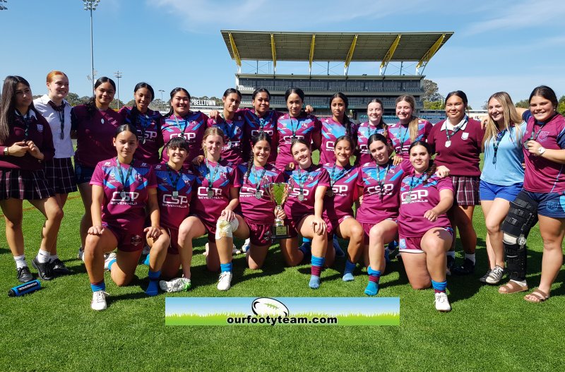 2023 Schoolgirl Cup Champions The Hills SHS (Photo - Steve Montgomery)