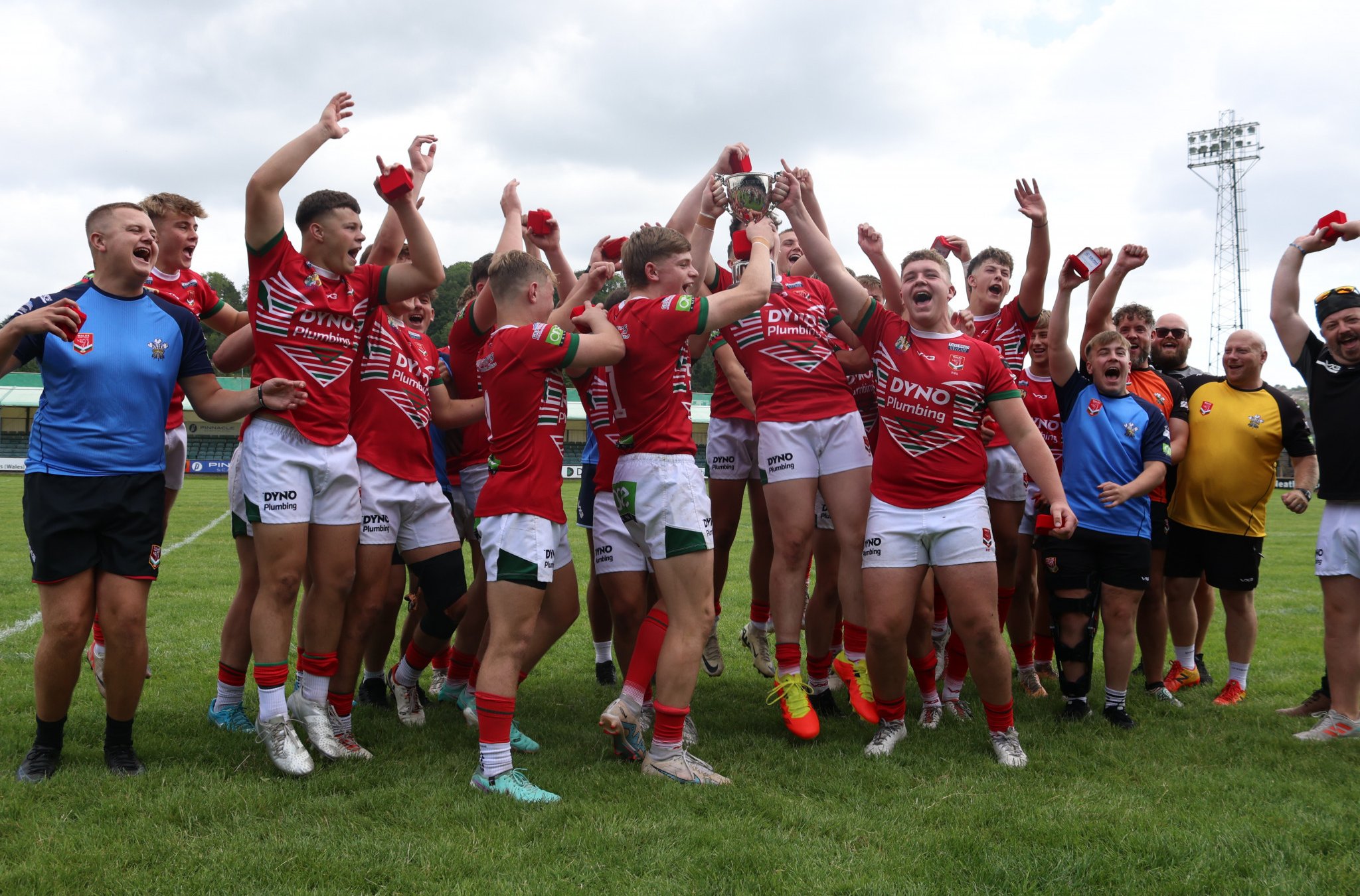 Walesh u16s smash England u16s (Photo : European Rygby League)