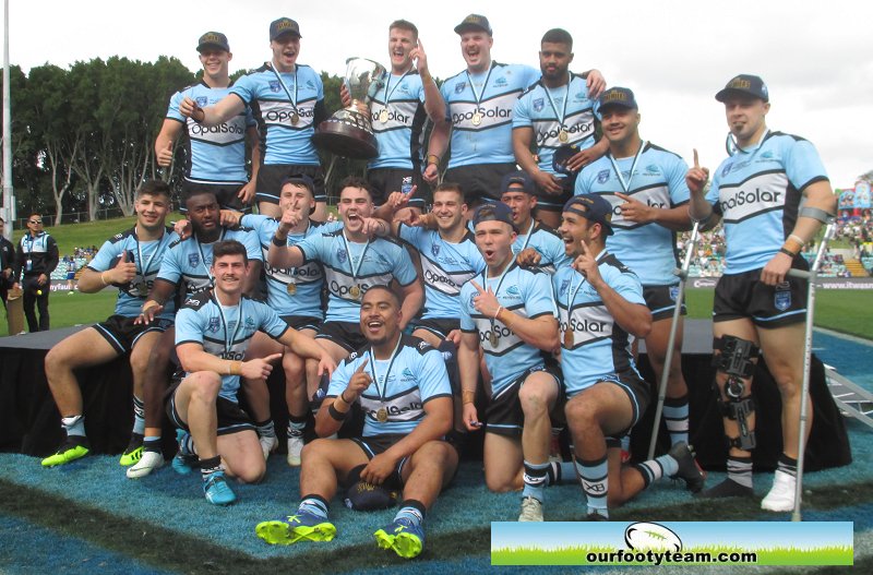 Can the Sharks do it again 2018 Jersey Flegg Cup Champions (Photo : Steve Montgomery)