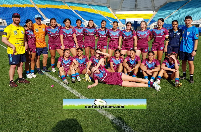 The Hills SHS 2024 National Schoolgirl Cup final team photo (Photo - Steve Montgomery)