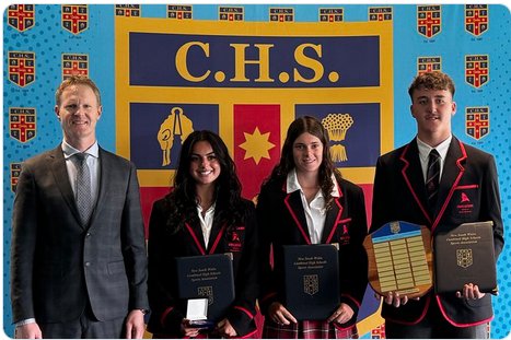 Congratulations to Elektra Arseniou (Tennis), Lucia Martin (Cricket) and Nikora Williams (Rugby League) who were awarded a prestigious NSW CHS Blue at the SCG yesterday