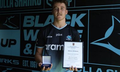 Nikora Williams crowned top NSW schoolboy athlete (Photo : Cronulla Sharks)