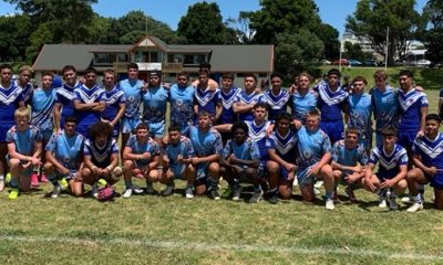 The NSW Koori Under 16s & an Auckland Development Under 16s (Photo - NSWRL)