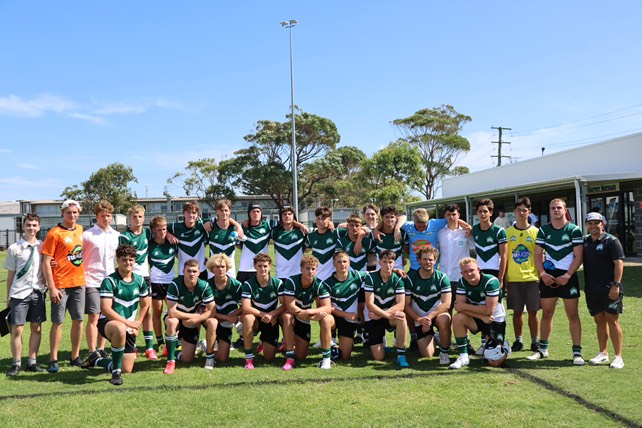 Cronulla High School NSWCHS University Shield team (Photo : Cronulla High School)