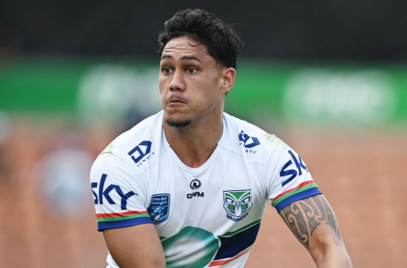 Warriors SG Ball celebrating first win of season (Photo : photosport.nz)