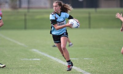 Ella Barker in action in the Tarsha Gale Cup (Photo - Steve Montgomery)